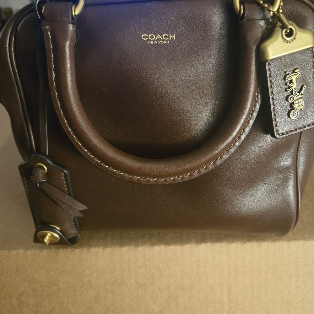 Coach Cube Rogue Small Leather Satchel Bag 20